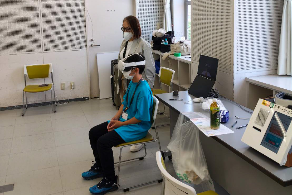 健康調査測定の様子3